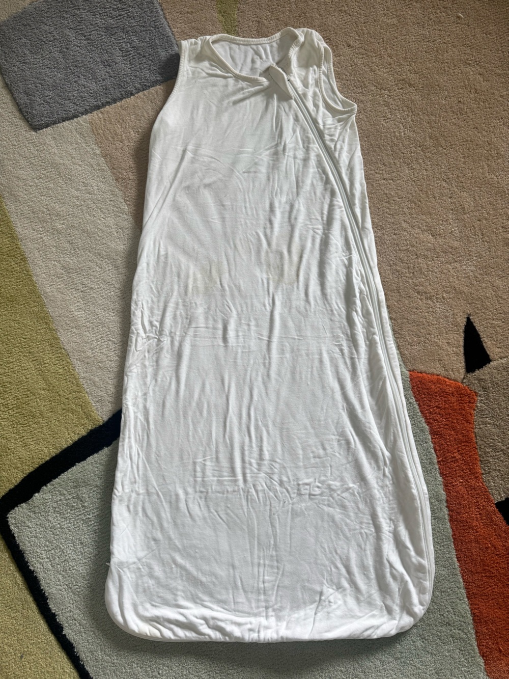 Kyte BABY White Sleeveless Wearable Baby Sleep Sack